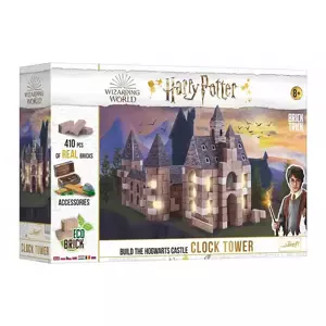Stavějte z cihel Harry Potter - Hodinová věž stavebnice Brick Trick v krabici 40x27x9cm
