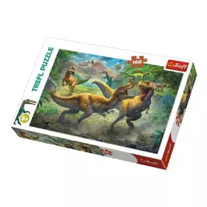 Puzzle Dinosauři/Tyranosaurus 41x27,5cm 160 dílků v krabici 29x19x4cm