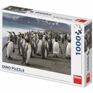 DINO Puzzle1000 dílků Tučňáci foto 66x47cm skládačka