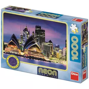 DINO Puzzle 1000 dílků Opera v Sydney 66x47cm svítí ve tmě skládačka