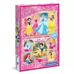 Puzzle 2x60 dílků Princezny