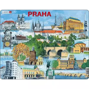 Puzzle Praha - nejzajímavěJší atrakce 66 dílků