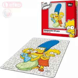 EFKO Puzzle The Simpsons Holky ze Spriengfieldu skládačka 15x21cm 54 dílků v krabici