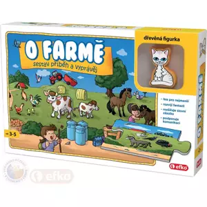 EFKO Baby Hra O farmě puzzle vyprávěcí Skládej a vyprávěj příběhy