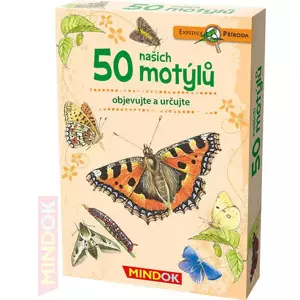 MINDOK HRA kvízová Expedice Příroda: 50 našich motýlů