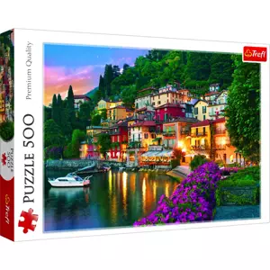 Puzzle Jezero Como Itálie 500 dílků