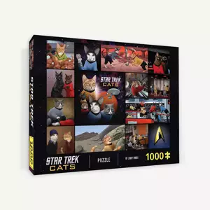 Chronicle books Puzzle Star Trek kočky 1000 dílků