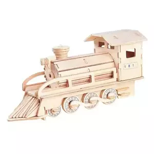 Woodcraft Dřevěné 3D puzzle lokomotiva