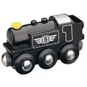 Maxim Dřevěná dieselová lokomotiva černá