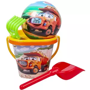 DINO TATRA Baby pískový set kyblík s míčem a nástroji plast