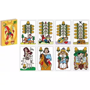 Hra karetní Pohádky karty hrací jednohlavé v krabičce 32ks