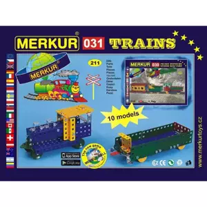 MERKUR M 031 Vláček Železniční modely 211 dílků