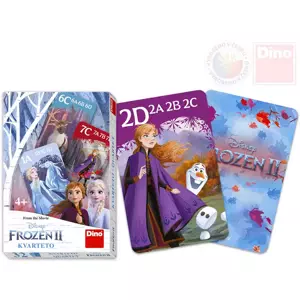 DINO Hra karetní Kvarteto Frozen II (Ledové Království)