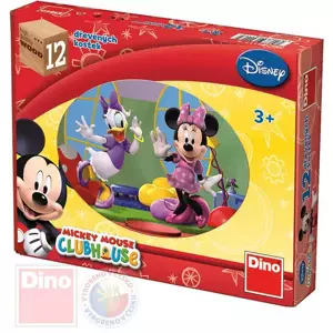 DINO DŘEVO Kostky obrázkové Mickey Mouse set 12ks kubus
