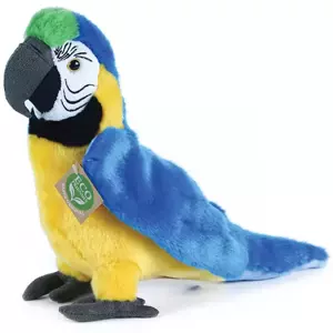 PLYŠ Ptáček papoušek Ara Ararauna 26cm Eco-Friendly