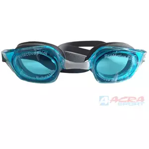 ACRA Brýle plavecké závodní se zrcadlovkou TORNADO modré