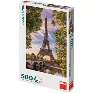 DINO Puzzle 500 dílků Eiffelova věž foto 33x47cm skládačka