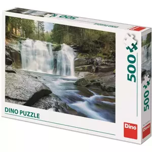 DINO Puzzle 500 dílků Mumlavské vodopády foto 47x33cm skládačka