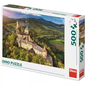 DINO Puzzle 500 dílků Oravský hrad Slovensko foto 47x33cm skládačka