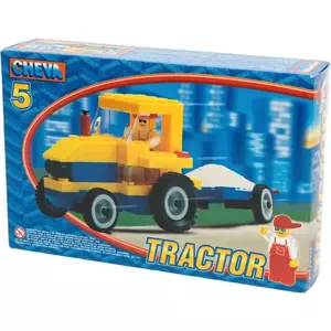 CHEMOPLAST CHEVA 05 Traktor s vlekem STAVEBNICE