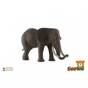 Slon africký zooted plast 17cm