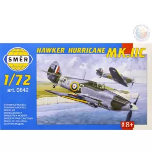 SMĚR Model letadlo Hawker Hurricane MK IIC 1:72 (stavebnice letadla)