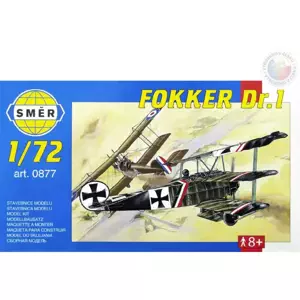 SMĚR Model letadlo Fokker Dr.I 1:72 (stavebnice letadla)