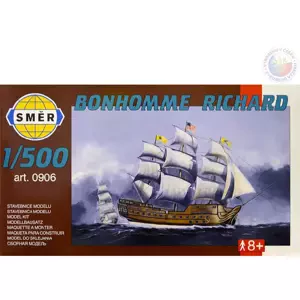 SMĚR Model loď Bonhomme Richard  1:500 (stavebnice lodě)