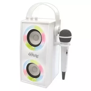 Přenosný reproduktor iParty s mikrofonem a světelnými efekty