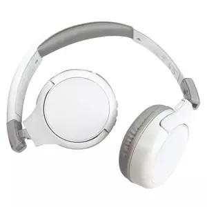 Skládací sluchátka bílá Bluetooth