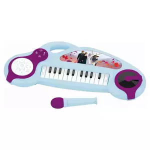 Zábavné elektronické klávesy Disney Frozen s mikrofonem - 22 kláves