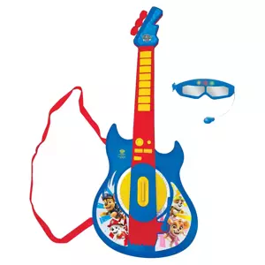 Elektronická kytara Tlapková patrola s brýlemi s mikrofonem