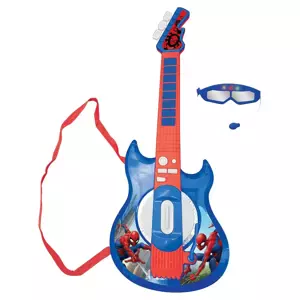 Elektronická kytara Spider-Man s brýlemi s mikrofonem