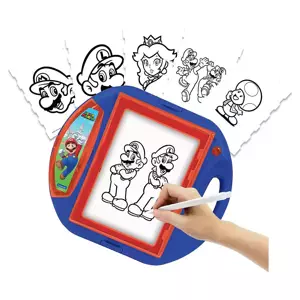 Kreslící projektor Super Mario se šablonami a razítky