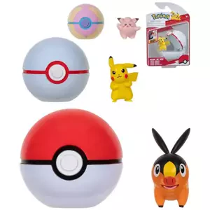 Pokémon Clip and Go set Pokeball s figurkou 6 druhů