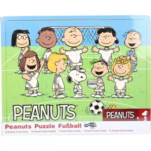 Small Foot Dřevěné puzzle Peanuts fotbal