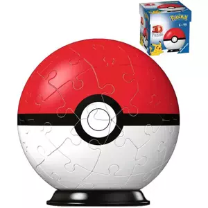 RAVENSBURGER Puzzleball 3D Pokéball skládačka 54 dílků Pokémon