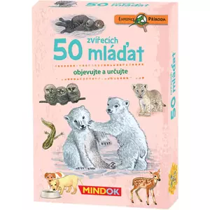 MINDOK HRA kvízová Expedice Příroda: 50 zvířecích mláďat naučná