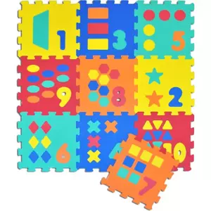 Měkké bloky Počítání 10ks pěnový koberec baby vkládací puzzle podložka na zem