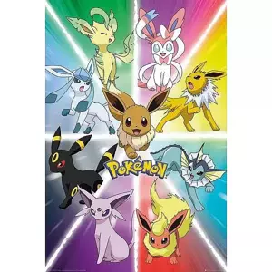 Plakát Pokémon - Eevee Evolution