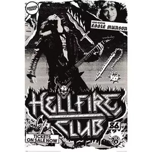 Plakát Stranger Things - Hellfire Club Eddie Munson 86