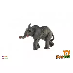 Slon africký slůně zooted plast 9cm