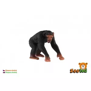 Šimpanz učenlivý zooted plast 7cm