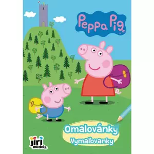 JIRI MODELS Omalovánky A5 Prasátko Peppa Pig výlet