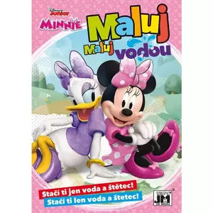 JIRI MODELS Maluj vodou Minnie mouse A5 omalovánky