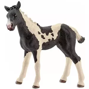 SCHLEICH Koník hříbě Pinto figurka kůň ručně malovaná