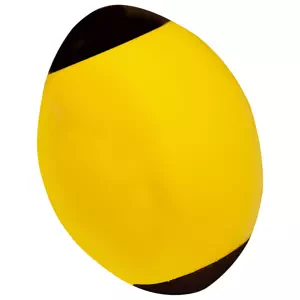 Měkký míč na americký fotbal - průměr 24 cm, žlutý
