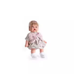 Antonio Juan 12135 PETIT HAIR - realistická panenka se zvuky a měkkým látkovým tělem - 27 cm
