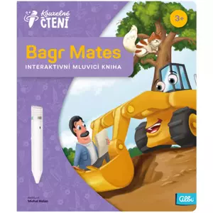 ALBI Kouzelné čtení Kniha interaktivní Bagr Mates