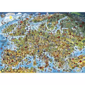 GIBSONS Puzzle To je Evropa 1000 dílků